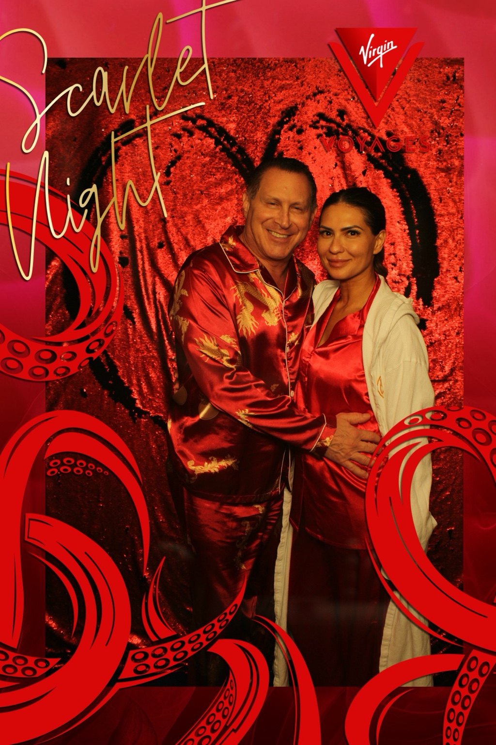 Dressed for Scarlet Night.
