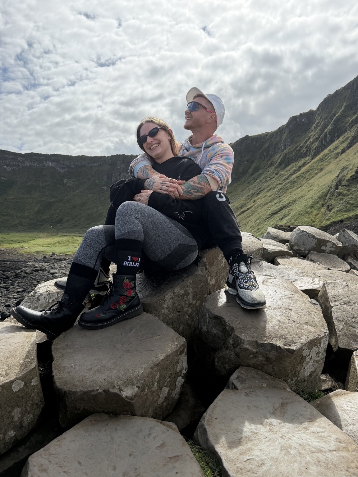 Carly and Tyrone at Giant’s Causeway